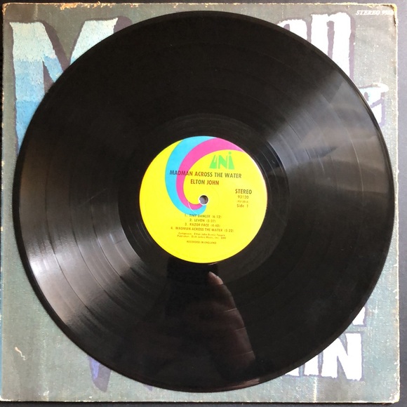 Elton John Madman Across The Water Vinyl Lp '71 - Picture 7 of 14